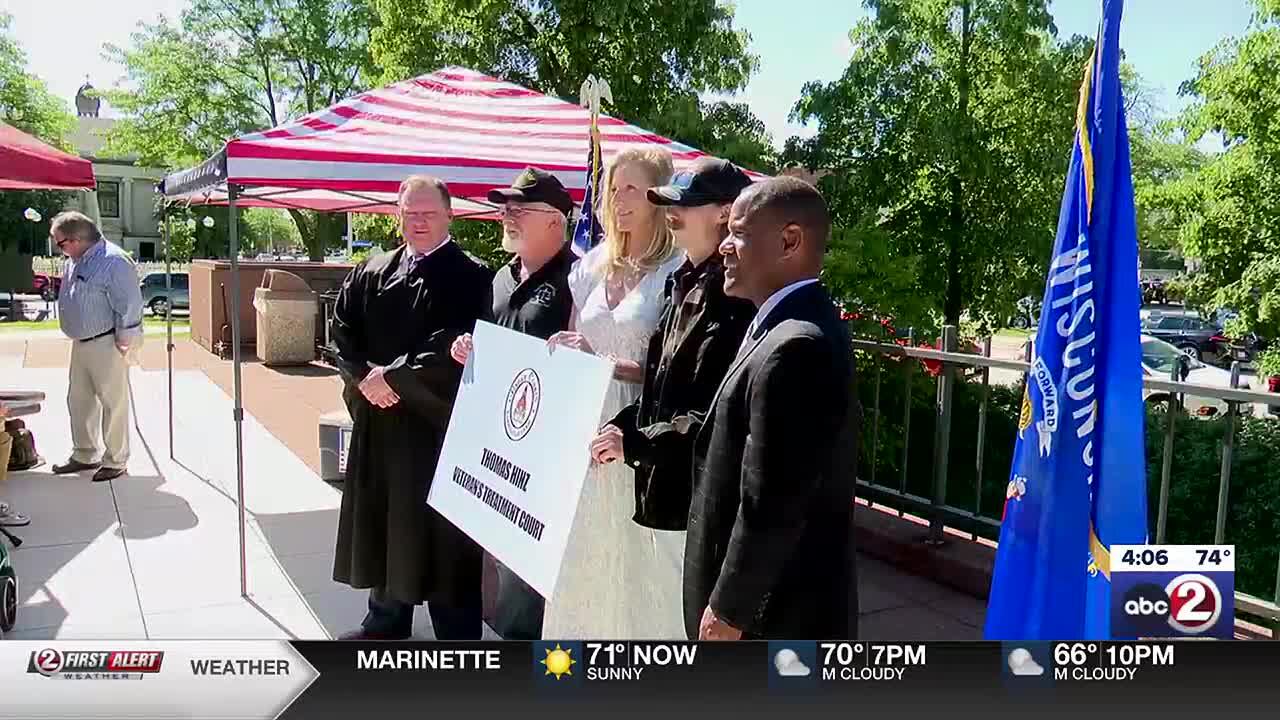 Three Graduates of New Veterans Treatment Court
