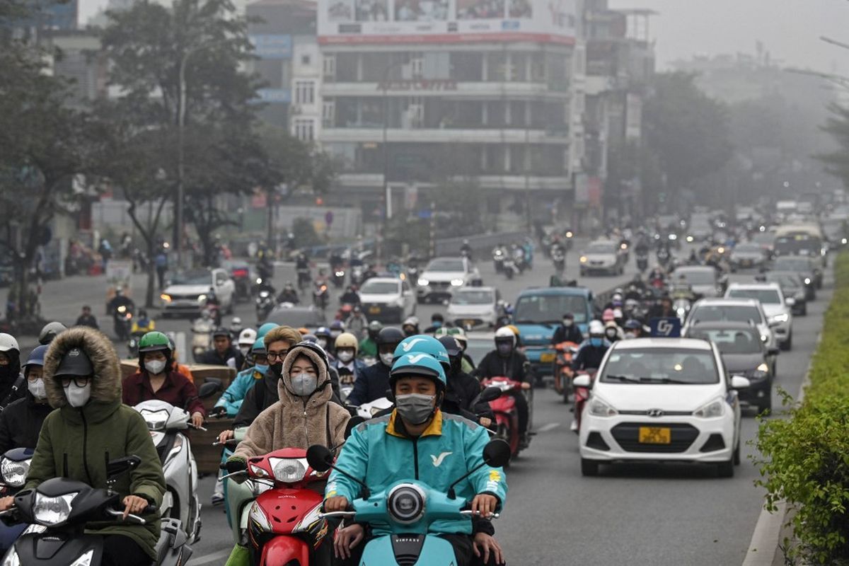Polusi Kronis, Motor Bahan Bakar Fosil Dilarang di Hanoi Mulai 2026