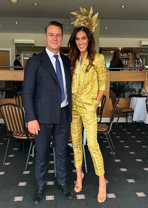 Glenda Gilson Supports Hubby Rob at Killarney Races