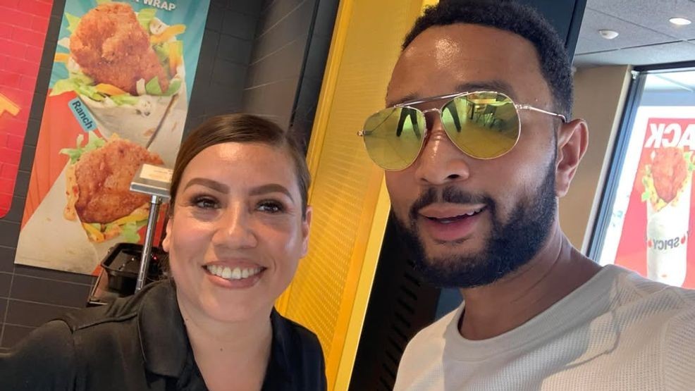 John Legend Seen at Orosi McDonald’s Lobby
