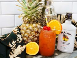 Simple Malibu Shark Bite Cocktail Recipe Simple Malibu Shark Bite Cocktail Recipe