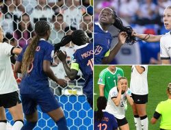 Germany star banned for violently tugging player’s hair in strange Euro 2025 incident