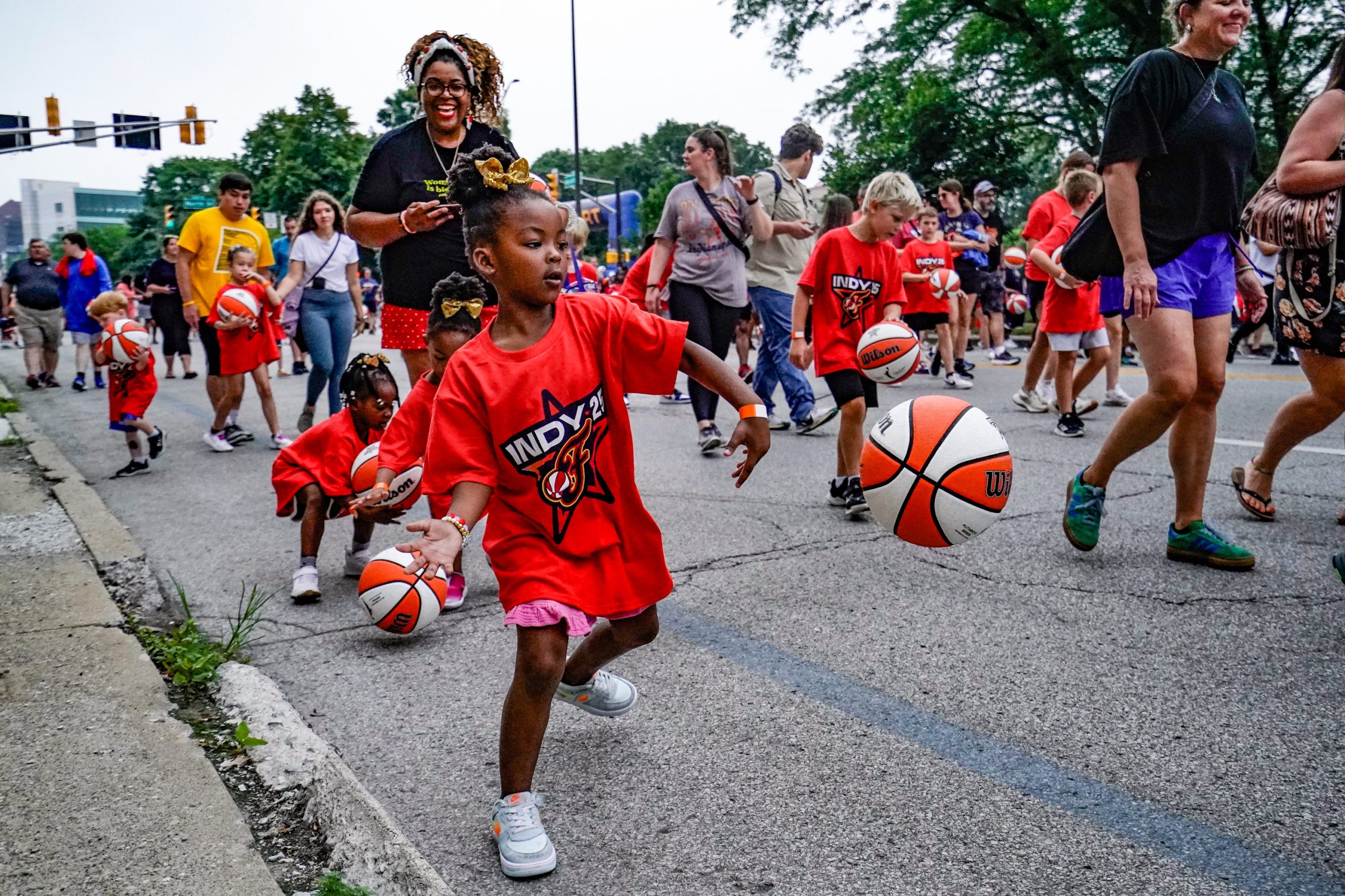 All-Star Bounce Brings 2,500 Kids to Downtown Indy Ahead of 2025 WNBA Game