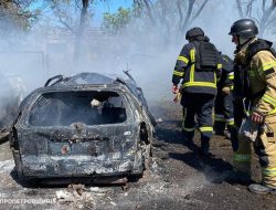 Two Killed, Four Injured in Russian Missile Strike on Dnipropetrovsk – Photo