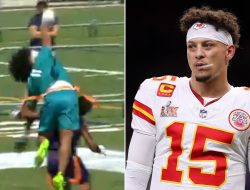 Patrick Mahomes Stunned by Breathtaking Flag Football Catch Patrick Mahomes Stunned by Breathtaking Flag Football Catch