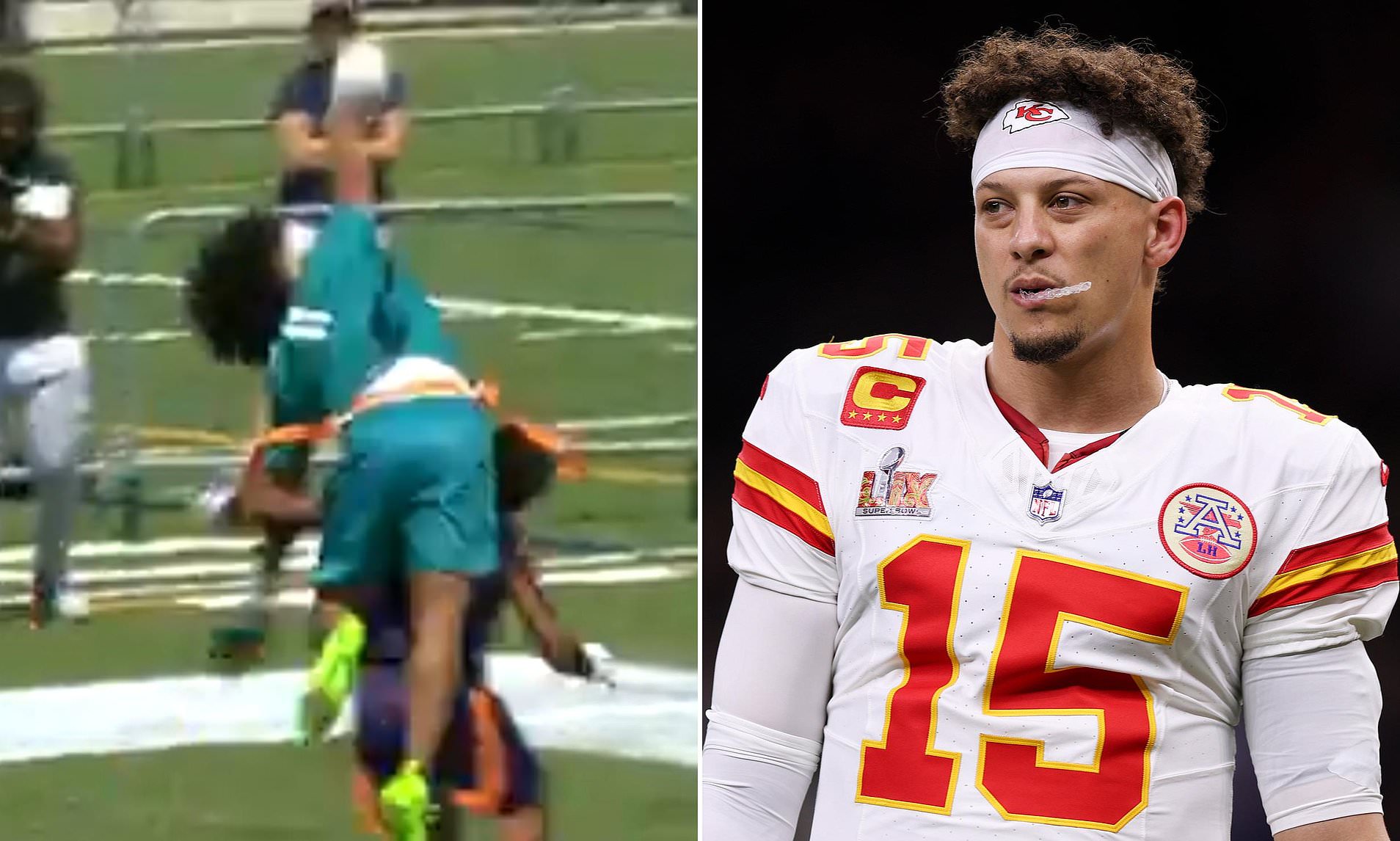 Patrick Mahomes Stunned by Breathtaking Flag Football Catch