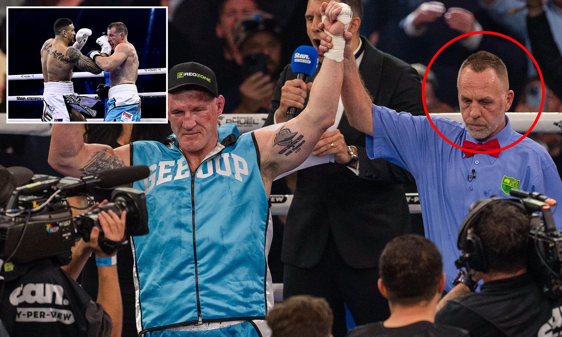 Boxing Ref Escorted to Car After Gallen-Williams Fight