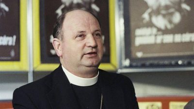 Bishop Eamonn Casey’s Remains Moved from Galway Crypt