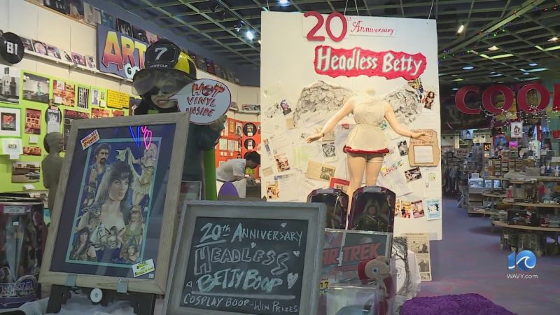 Betty Boop’s Headless Mystery: Virginia Shop Celebrates 20 Years