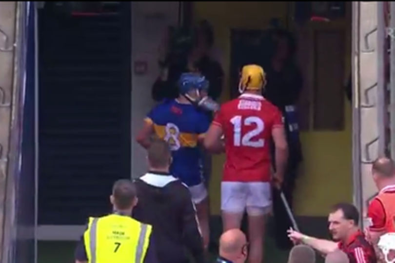 Cork and Tipperary Stars Collide at Half-Time in All-Ireland Final as Player Hit by Object