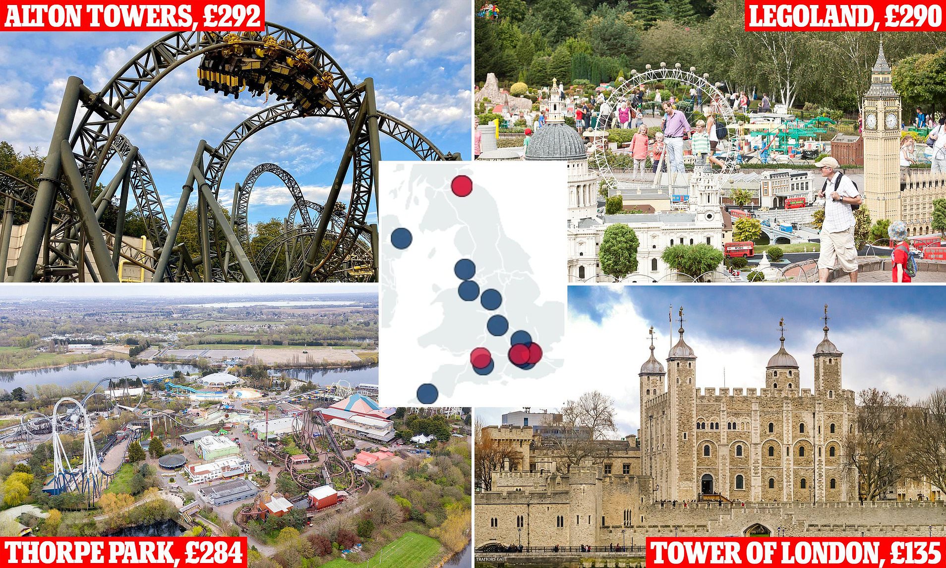 Where to Take the Kids: The Costliest Family Outings