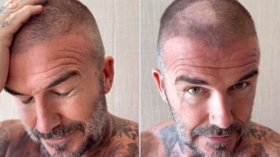 Victoria Beckham Jokes About David’s Botched DIY Haircut: ‘What Have You Done?’