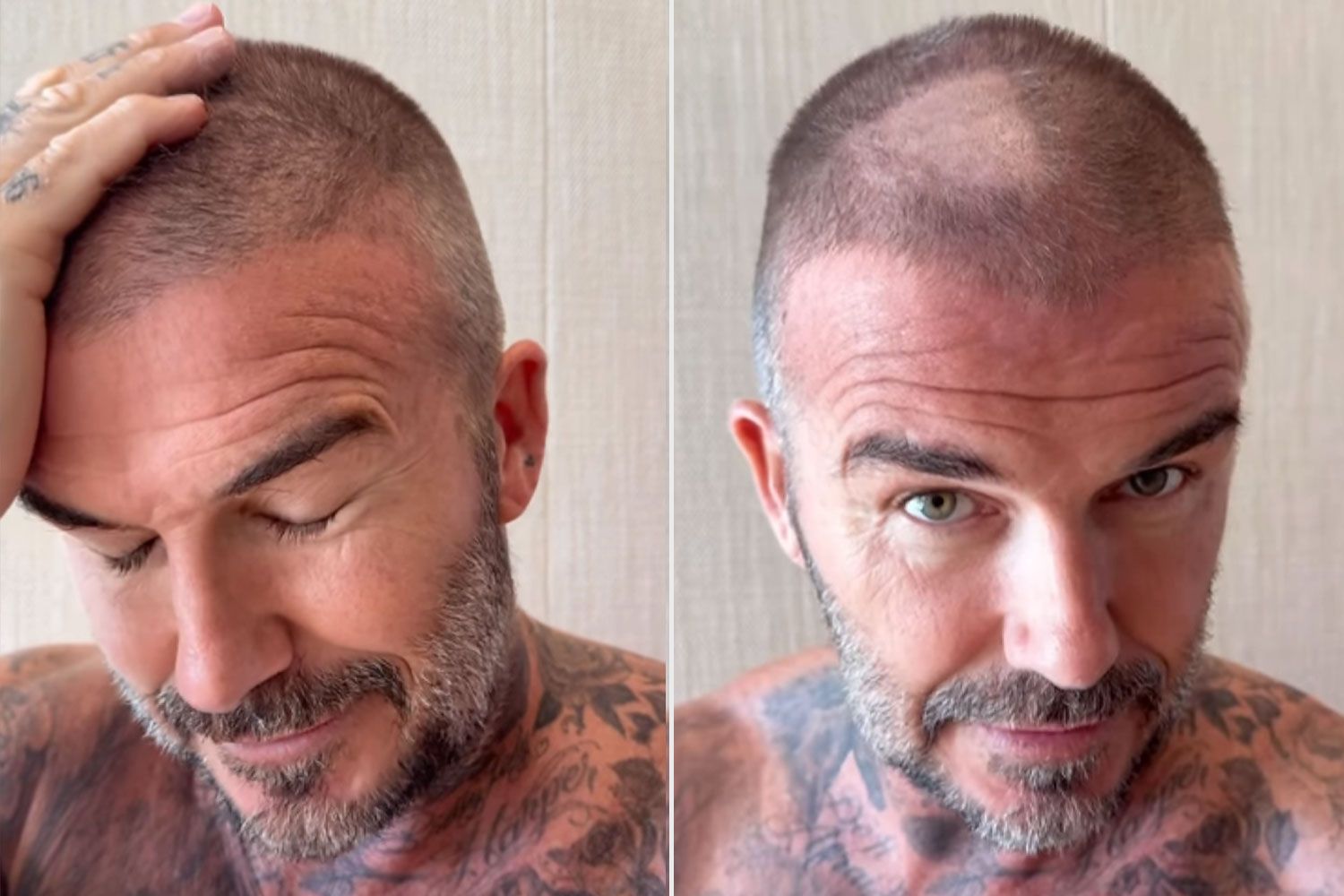 Victoria Beckham Jokes About David’s Botched DIY Haircut: ‘What Have You Done?’