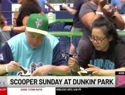 Scooper Sunday at Dunkin Park Sparks Mental Health Awareness