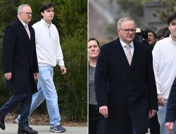 Anthony Albanese Brings Son Nathan to Parliament as Session Resumes Anthony Albanese Brings Son Nathan to Parliament as Session Resumes