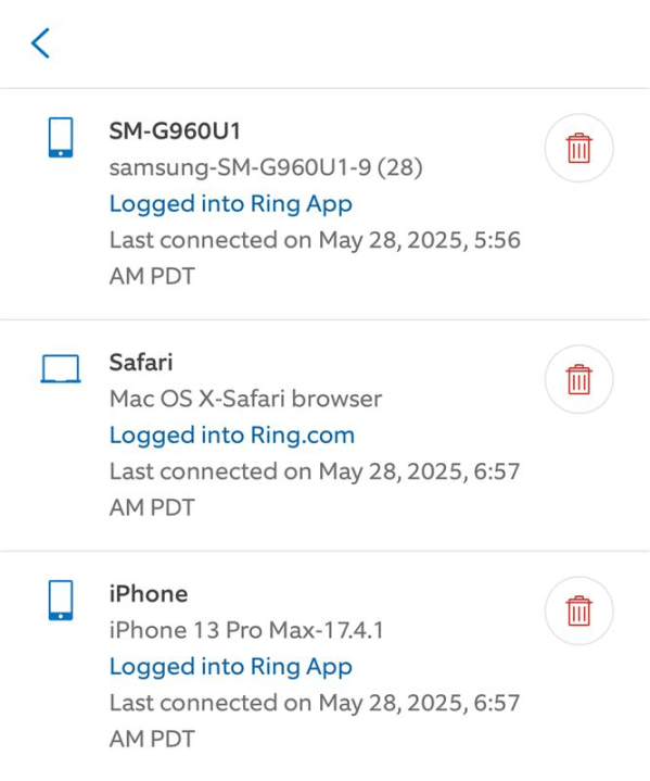 Ring app users face account breaches