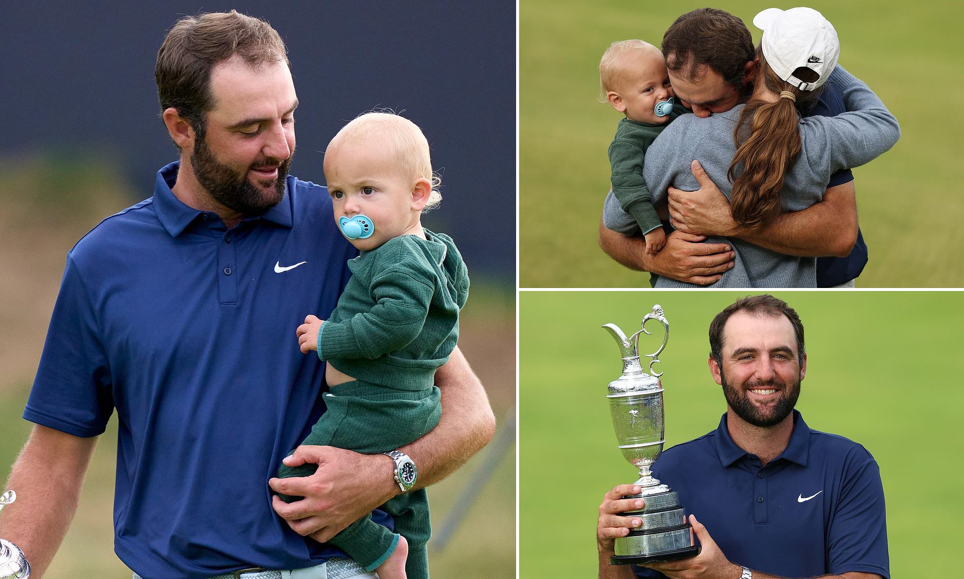 Scottie Scheffler’s One-Year-Old Son Already Swinging a Golf Club