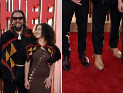 Jason Momoa and Kids Rock Earth-Toned Footwear at ‘Chief of War’ Premiere Jason Momoa and Kids Rock Earth-Toned Footwear at ‘Chief of War’ Premiere