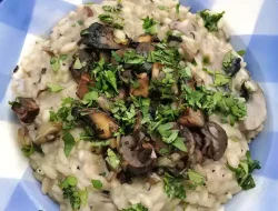 Vegan mushroom risotto – creamy and delicious Vegan mushroom risotto – creamy and delicious