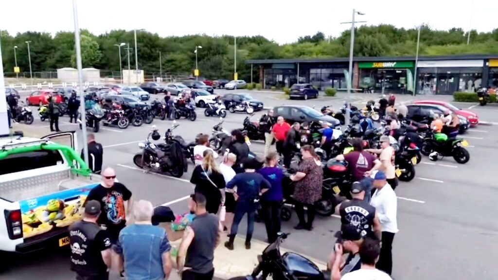 Dying man’s emotional final ride with 53 bikers