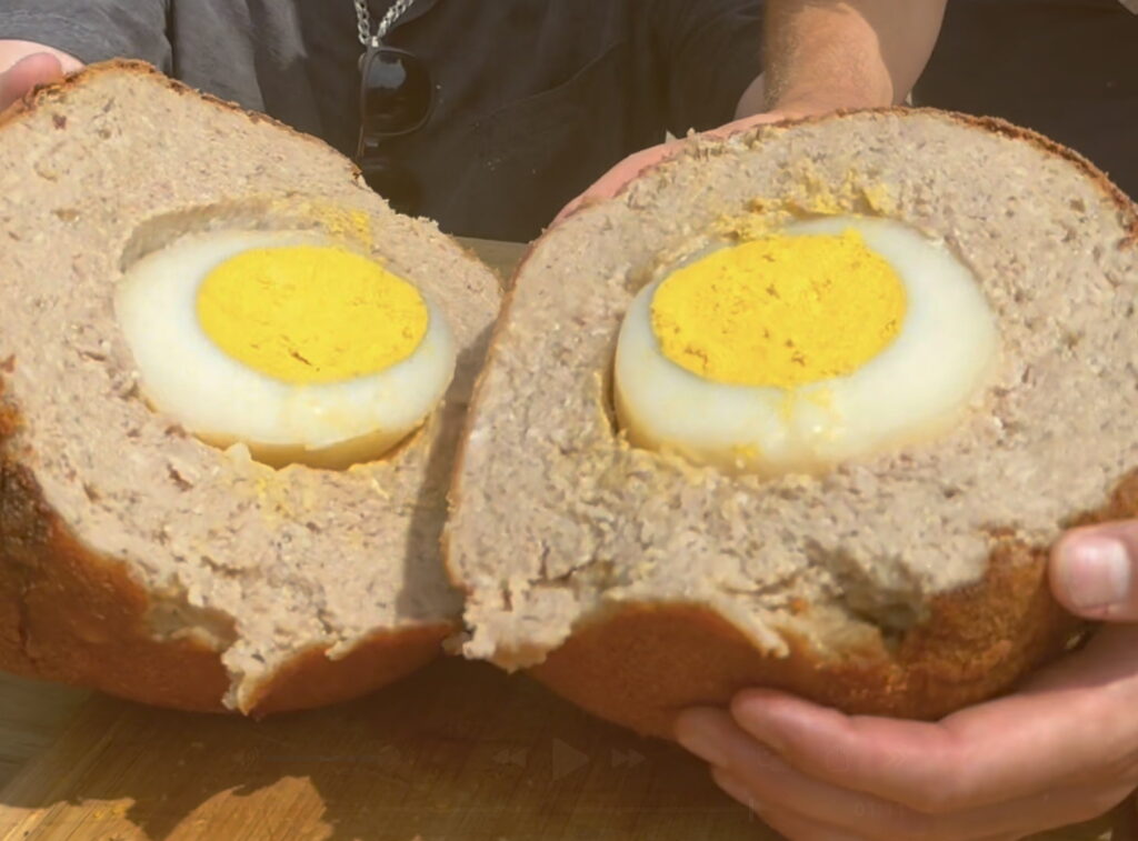Social Media Chefs Bake World’s Heaviest Scotch Egg – Heavier Than a Bowling Ball