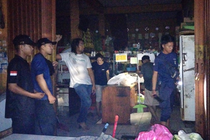 Warung Sembako di Palangka Raya Hampir Terbakar, Damkar Sigap Selamatkan