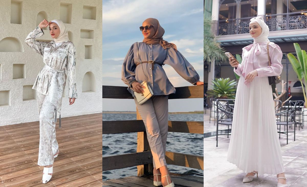 7 Gaya Blouse Hijab Kece yang Modis, Tingkatkan Rasa Percaya Diri