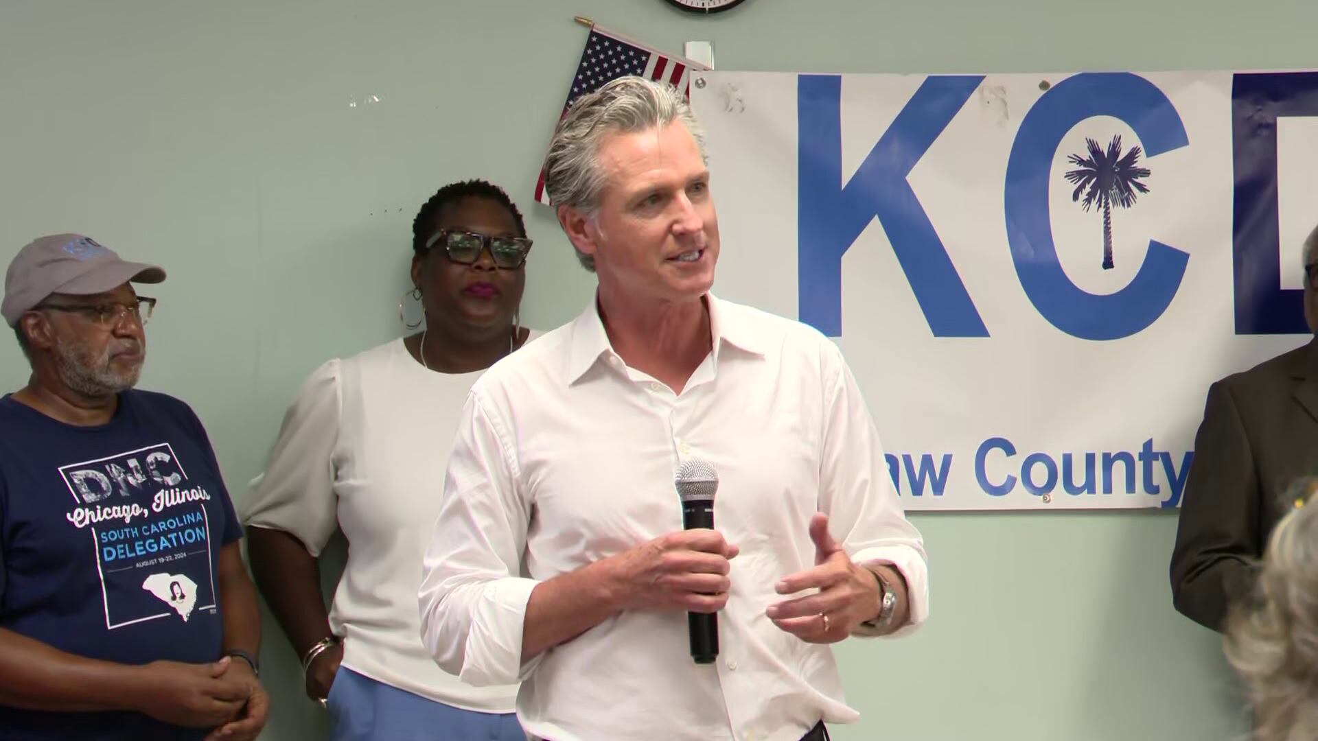 Newsom Tours SC with Stop in Kershaw County