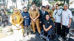 Wali Kota Bandung Uji Trotoar Ramah Disabilitas sebagai Laboratorium Publik