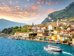 A Turquoise Lake in Italy Competes with Lake Como Like an Italian Fjord