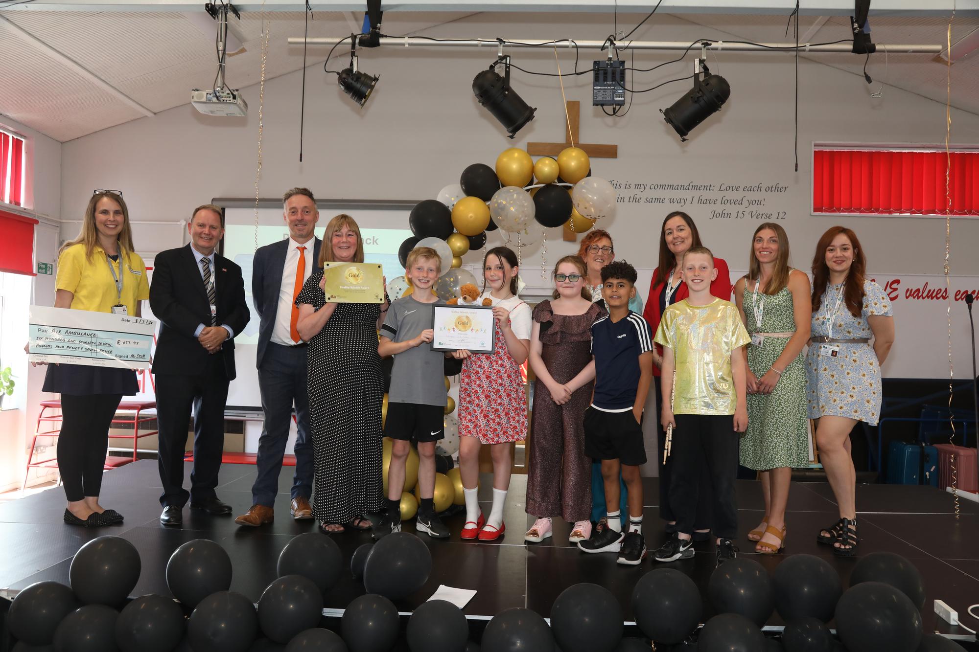 Gold success for North Northamptonshire’s first primary school to win top healthy schools award