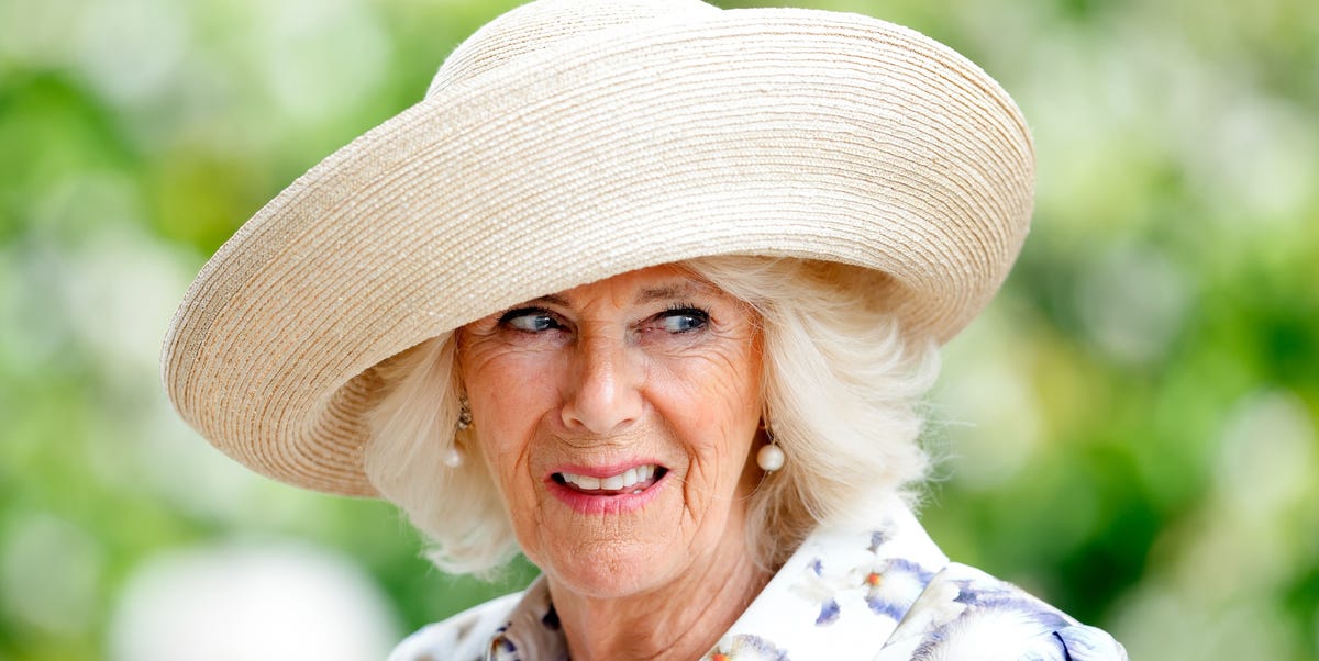 Queen Camilla Makes Grand Entrance at Wimbledon in Unique Animal Print Gown