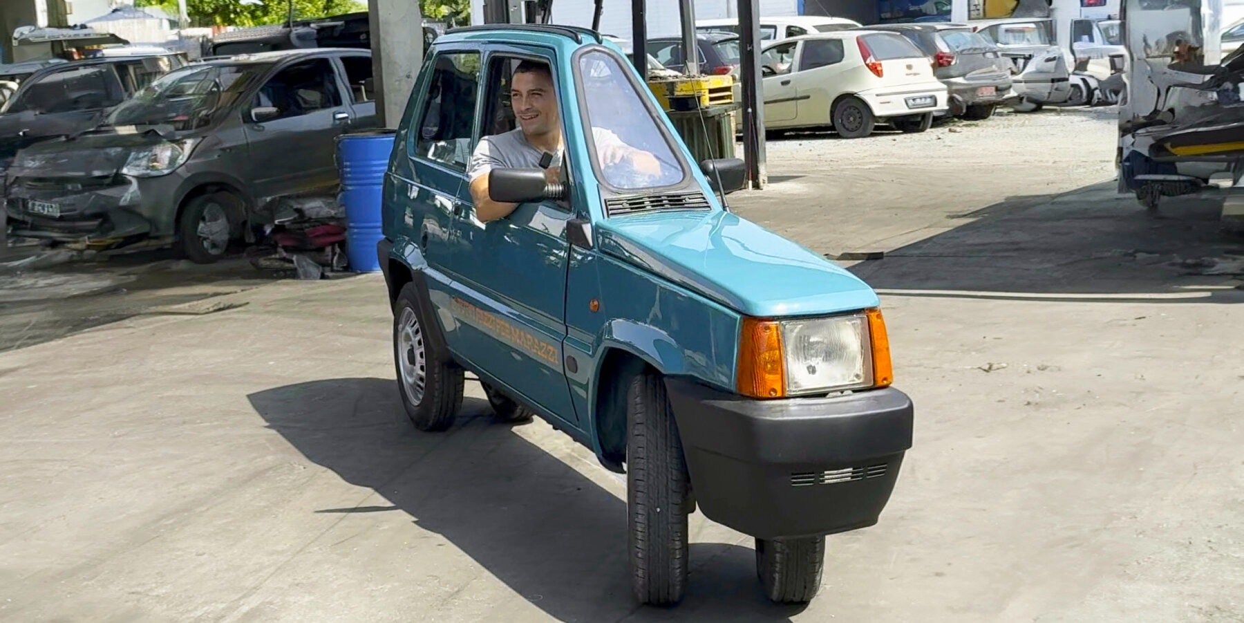 World’s Narrowest Car Could Ease Parking Woes