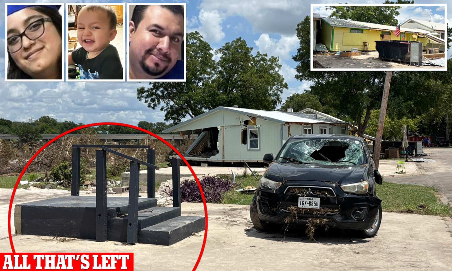 Family swept away in Texas floods as search turns grim