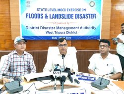State-Level Flood and Landslide Mock Drill in West Tripura