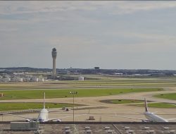 Man damages fence near airport, police report