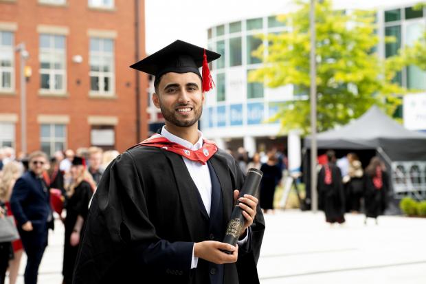 Student’s perseverance leads to triumph on graduation day