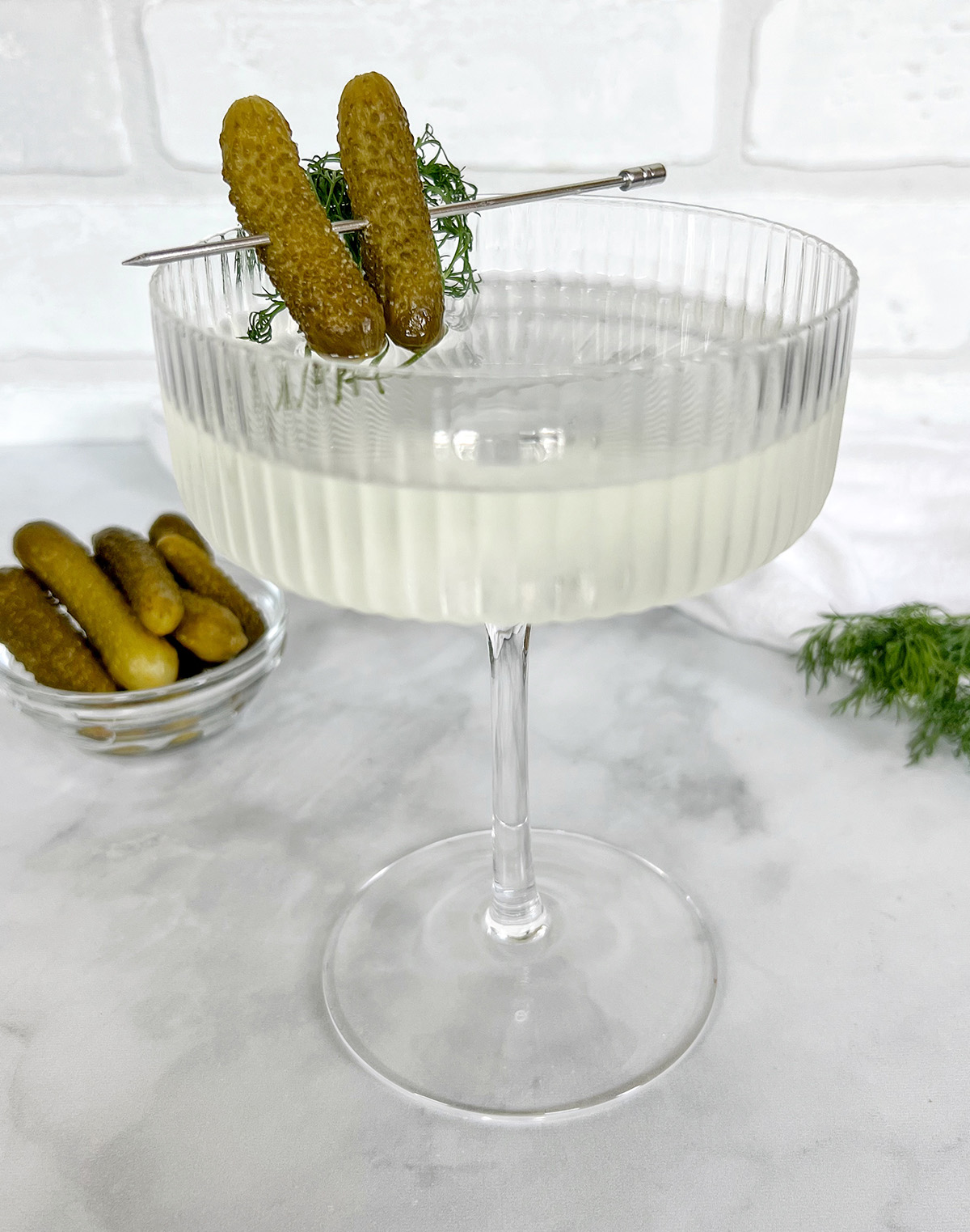 Three-Ingredient Dill Pickle Martini Takes Happy Hour by Storm