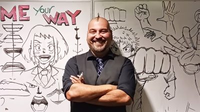 Simpsons Artist Leads Anime Drawing Workshop in Aptos