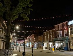 New lights brighten Worcestershire town centre New lights brighten Worcestershire town centre