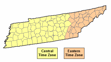 Why Tennessee Crosses Two Time Zones: A History of Change
