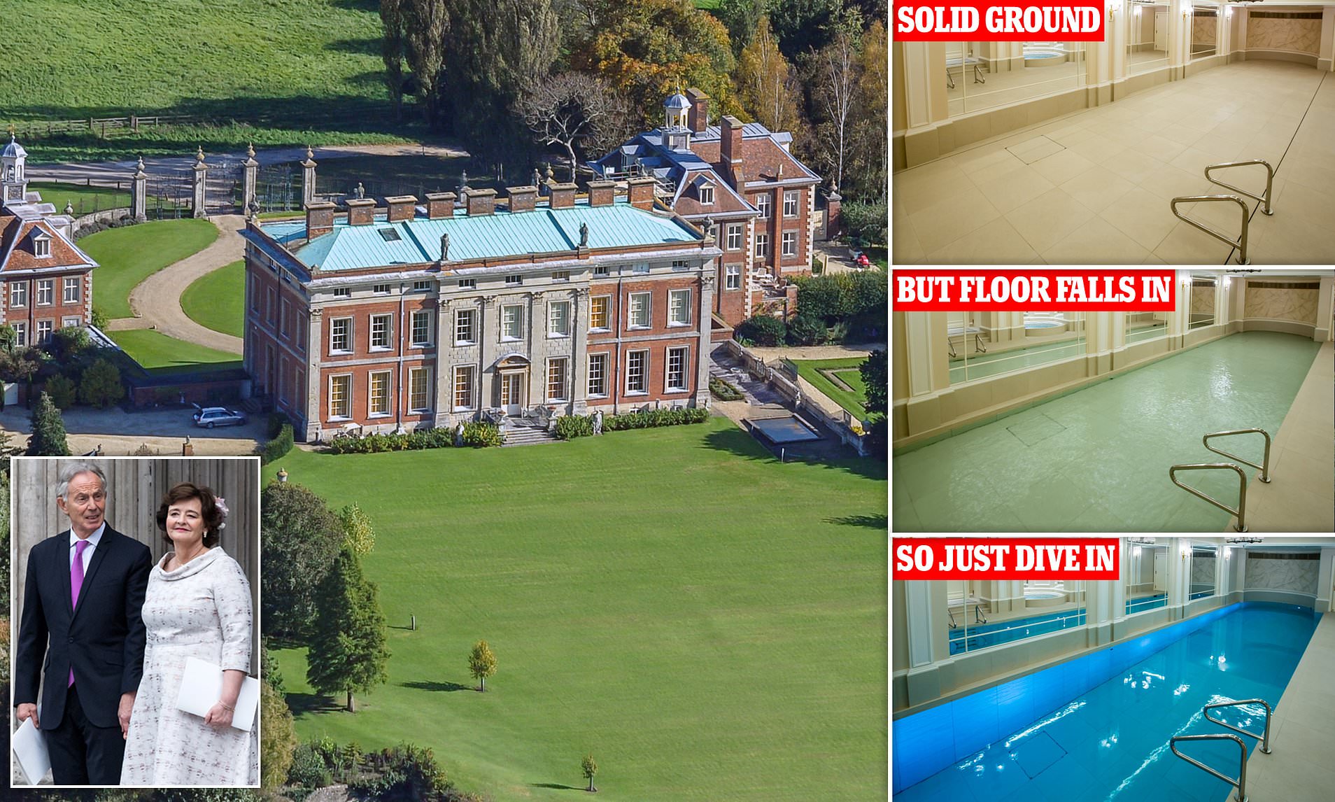 Tony Blair’s £4m Estate Features £500k Disappearing Pool