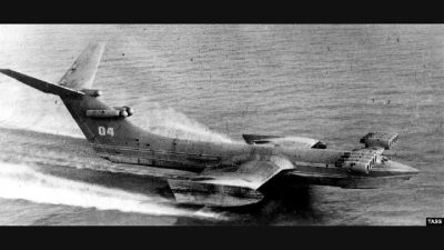 Cina dan AS Bangkitkan Kapal Raksasa Era Perang Dingin Ekranoplan