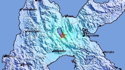 Gempa M5,0 Guncang Poso Akibat Sesar Aktif