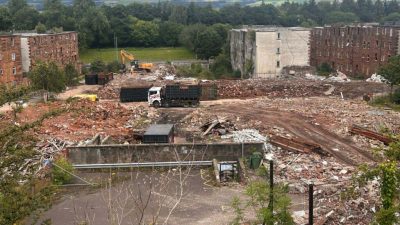 First Tower Block at Estate Called ‘Britain’s Chernobyl’ Demolished