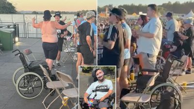 Stand By Me! Dozens of ‘Disabled’ Oasis Fans Rise in ‘Biblical’ Moments