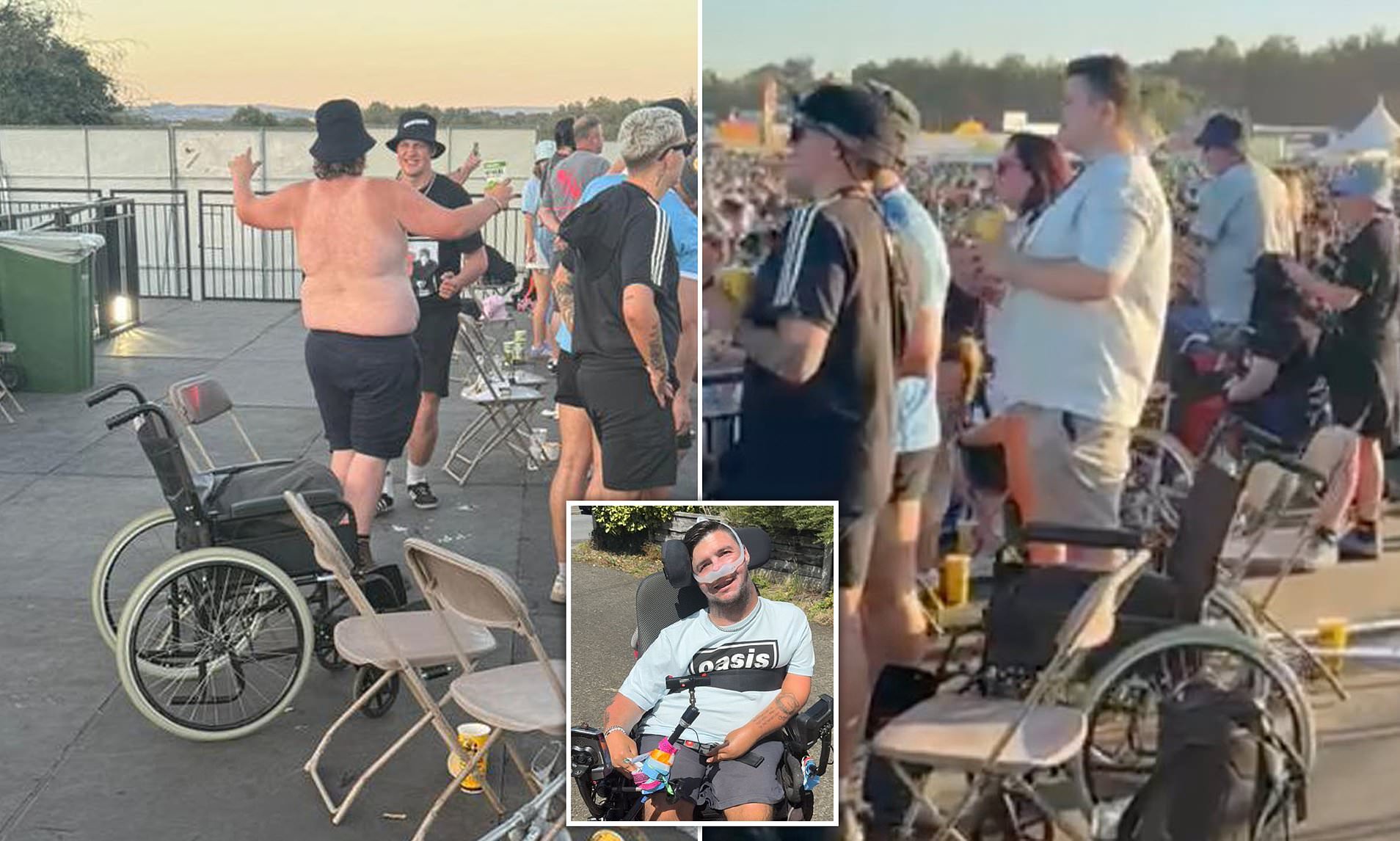 Stand By Me! Dozens of ‘Disabled’ Oasis Fans Rise in ‘Biblical’ Moments