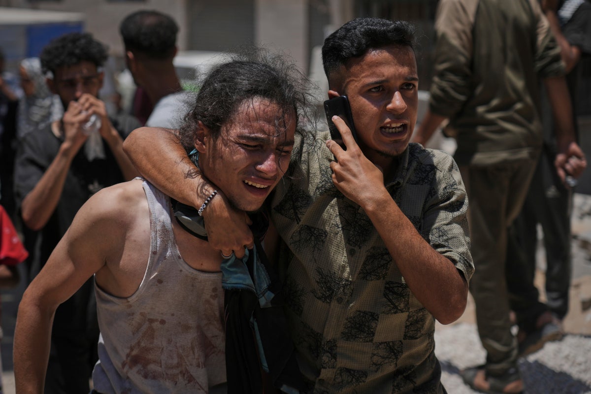 ‘Skeletons Marching to Death’: Palestinians Endure Famine and Fire as Israel Advances in Central Gaza