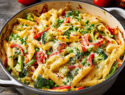 Best of Summer in Our Pasta Primavera Casserole