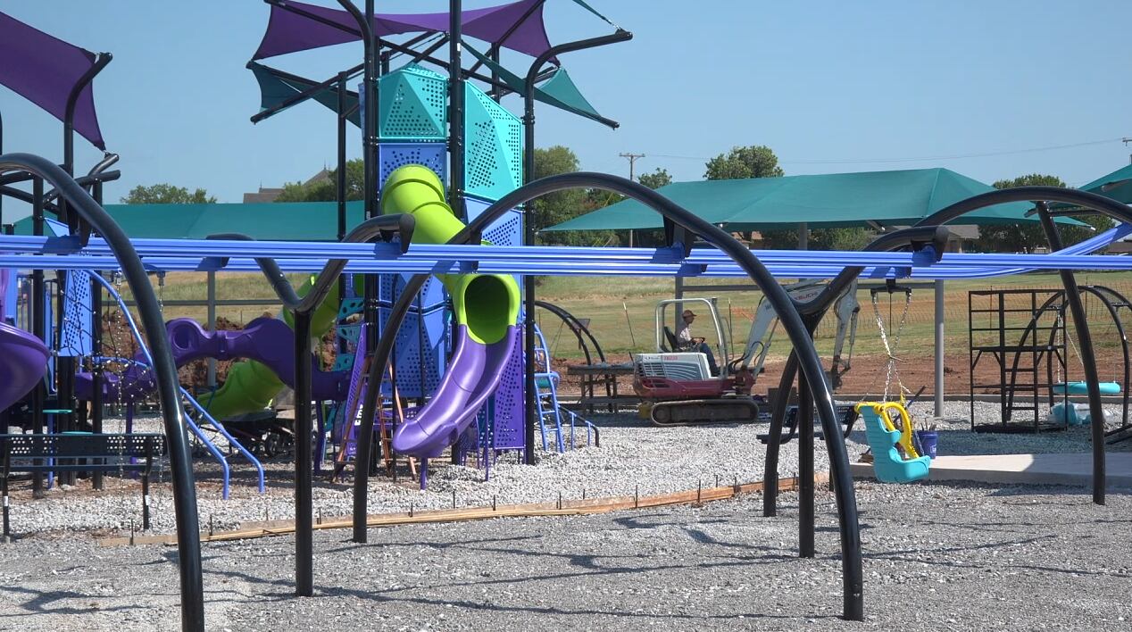 Lawton Officials Update on Kid Zone Playground Progress